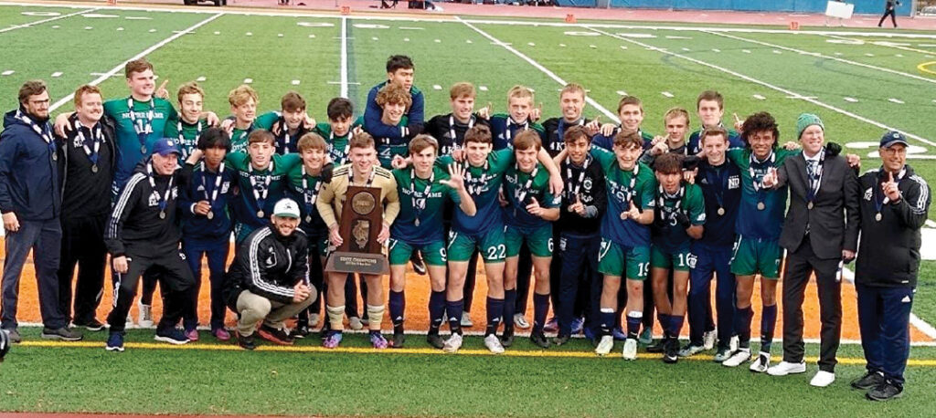 The Catholic Post Peoria Notre Dame Wins Th Soccer State Title Shares