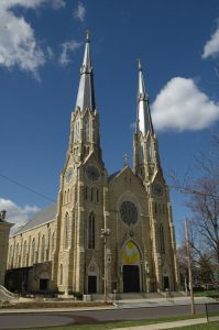St. Mary's Cathedral in Peoria will be open for quiet prayer and touring during Founder's Weekend.