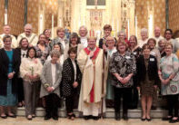 The Peoria Diocesan Council of Catholic Women honored 43 women for their volunteer service to their parishes on April 26. The day began with Mass at St. Mary’s Cathedral in Peoria and included a photo with Bishop Louis Tylka. A luncheon followed at the Spalding Pastoral Center. (The Catholic Post/Jennifer Wiillems)
