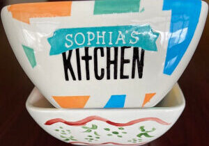 People will have the opportunity to paint two soup bowls at fundraising sessions set for Wednesday, Aug. 17, at Sophia's Kitchen, 105 N. Richard Pryor Place in Peoria. (The Catholic Post/Jennifer Willems)